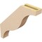 Ekena Millwork 3-inch W x 18-inch D x 18-inch H Funston Rough Cedar Woodgrain TimberThane Knee Brace, Primed BRCUR03X18X18FSTRCPR - alternate 3